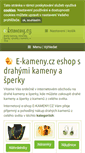 Mobile Screenshot of e-kameny.cz